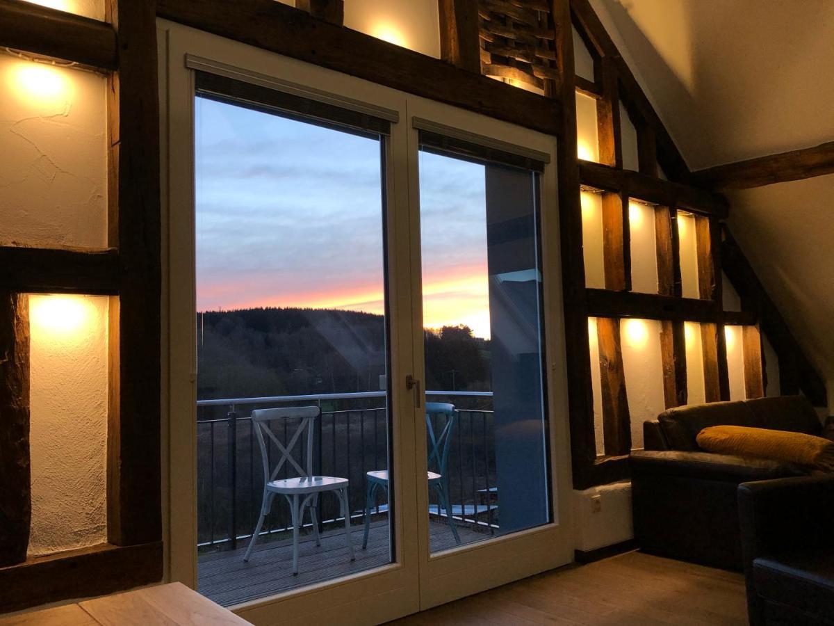 Postrelais Ardennes "Belle-Vue" Lägenhet Burg Reuland Exteriör bild